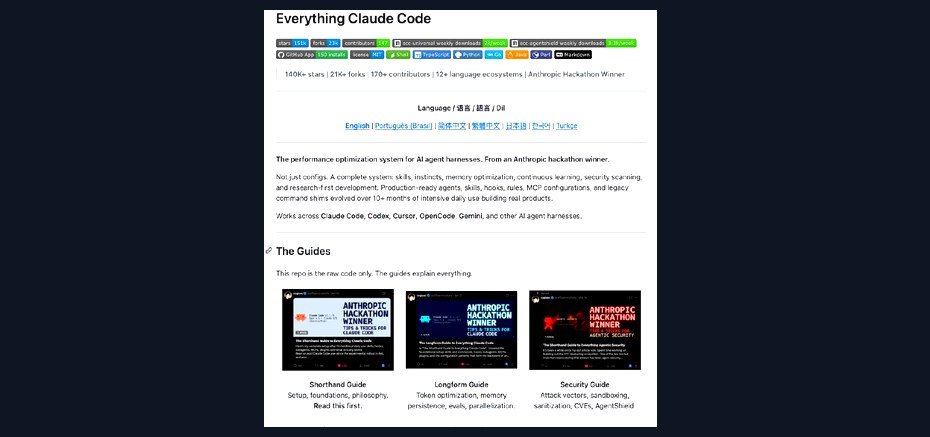 Система оптимизации AI-агентов Everything Claude Code победила на ...