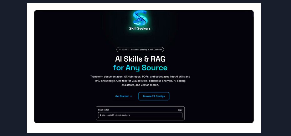 Skill Seekers: open-source инструмент для преобразования видеоуроков в ...